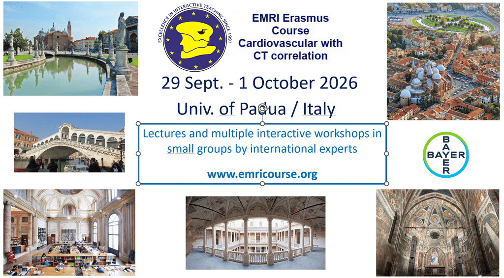 Erasmus Course on Cardiovascular MRI + CT 2026